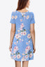 Floral Round Neck Short Sleeve Dress