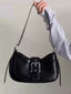 Buckle Adjustable Strap Shoulder Bag
