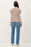 Be Cool Cable Knit V-Neck Sweater Vest