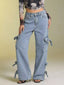 Bow Wide Leg Jeans