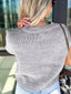 Bow Round Neck Short Sleeve Sweater