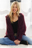ADORA Soft Fuzzy Sweater Hoodie Cardigan