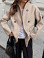 Double-Breasted Dropped Shoulder Jacket
