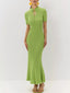 Short Sleeve Knitted Mermaid Dress
