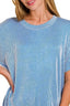 Zenana Corded Rib Short Sleeve T-Shirt