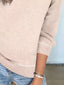 Round Neck Raglan Sleeve Sweater