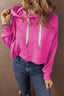 Drawstring Dropped Shoulder Hoodie