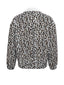 Leopard Zip Up Long Sleeve Jacket