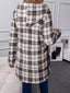 Full Size Button-Down Hooded Outerwear Plus Size