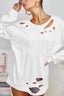 BiBi Triblend with Laser Cut Detailed T-Shirt