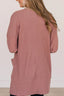 Open Front Long Sleeve Cover Up