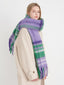 Fringe Plaid Polyester Scarf