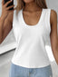 Solid Scoop Neck Tank
