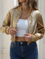 Zip Up Cropped Jacket