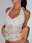 Lace Halter Neck Cami