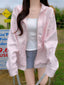 Floral Print Zip-Up Hoodie