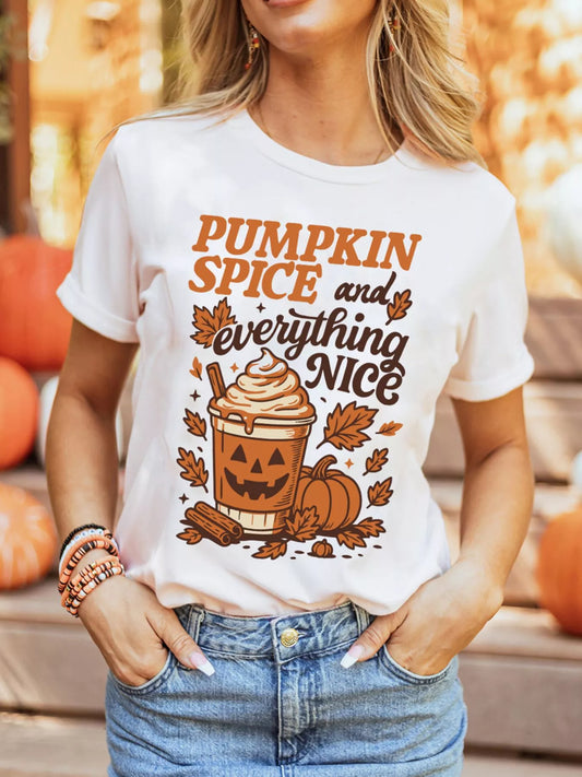 Fall Vibe Thanksgiving Graphic T Shirt