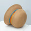 Straw Cloche Hat with Colorful Band