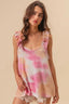 BiBi Tie Dye Printed Textured Woven with Ruffled