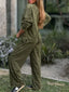 Full Size Round Neck Long Sleeve Top and Pants Set Plus Size