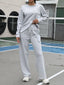 Round Neck Sweatshirt and Pants Set