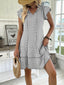 Full Size Ruffled Layered Printed Mini Dress Plus Size
