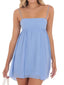 Tie Back Spaghetti Strap Mini Dress