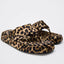Leopard Toe Post Sandals