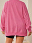 Christmas Santa Round Neck Long Sleeve Sweatshirt