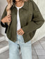 Zip Up Drop Shoulder Jacket