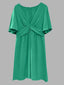 Flutter Sleeve V-Neck Summer Dress