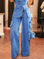 Wide Leg Cargo Jeans