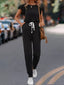 Ruffle Sleeve Drawstring Waist Casual Jumpsuit