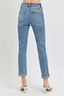 Risen Full Size High Rise Cropped Roll Up Jeans