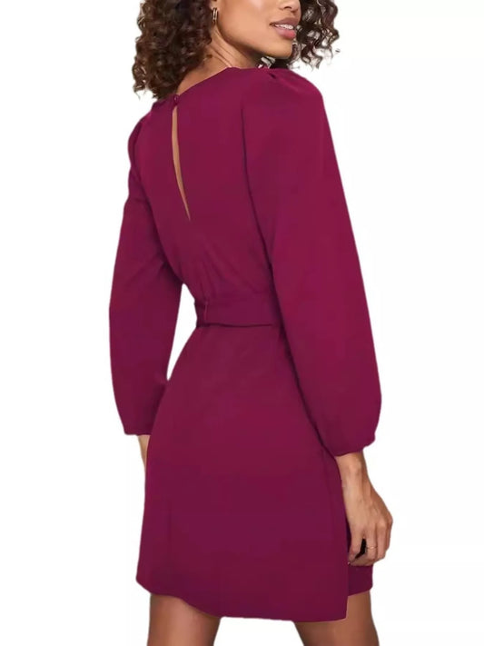 Tie-Waist Mini Dress