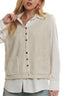 ADORA Button Down Comfy Vest with Pockets