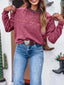 Saved By Grace Letter Embroidery Mineral Wash Loose Sweatshirt