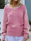 Striped Boat Neck Casual Sweater