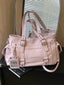 Buckle Decor Shoulder Bag