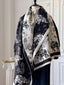 Raw Hem Warm Scarf