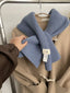 Knitted Ribbed Scarf