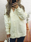 Flower Heart Button Long Sleeve Cardigan