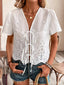 Tie Front Short Sleeve Shirt