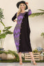 Celeste Full Size Geo Print Paneled Dress with Buttons Plus Size