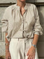 Striped Tie-Front Long Sleeve Shirt