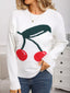 Cherry Round Neck Sweater