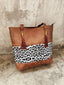 Tassel Leopard Tote Bag