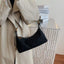 Lightweight Solid Color Shoulder Bag