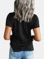 Pocketed V-Neck Short Sleeve T-Shirt