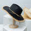 Frayed Brim Straw Hat
